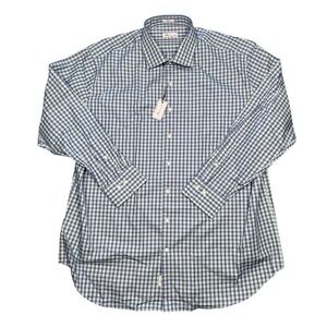 Peter Millar XXL Peng Checkered Blue Green NWT (Flaw)